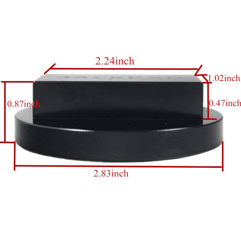 imUfer Jack Pad Adapter Anodized Black Replacement for B-MW 135 335 535 E82 E88 E46 E90 E91 E92 E93 E38 E39 E60 E61 E63 E64 E65 E66 E70 E71 E89 X5 X6 X3 1M M3 M5 M6 F01 F02 F30 F10,Mini (3 pcs) - Image 2